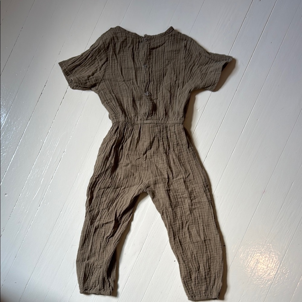 Cotton Gauze Kids Jumpsuit size 2-3